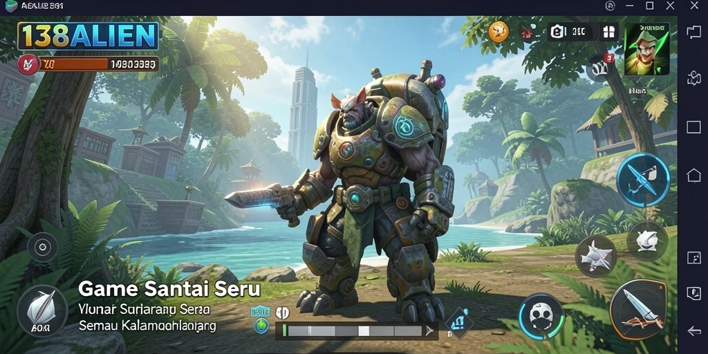 Tampilan gameplay <strong>138ALIEN</strong> yang penuh warna dan menyenangkan.