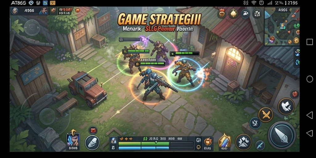 Gameplay menarik yang memperlihatkan strategi SLG.