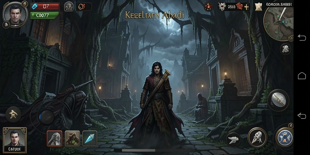 Screenshot utama C0077 menampilkan gameplay menegangkan dan suasana mencekam.
