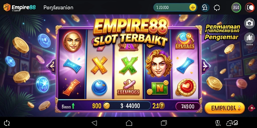 Screenshot gameplay EMPIRE88 menampilkan aksi seru permainan Slot.