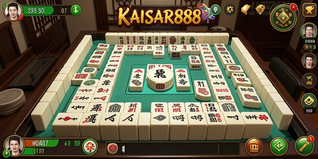 Screenshot gameplay yang menunjukkan keseruan bermain Mahjong.