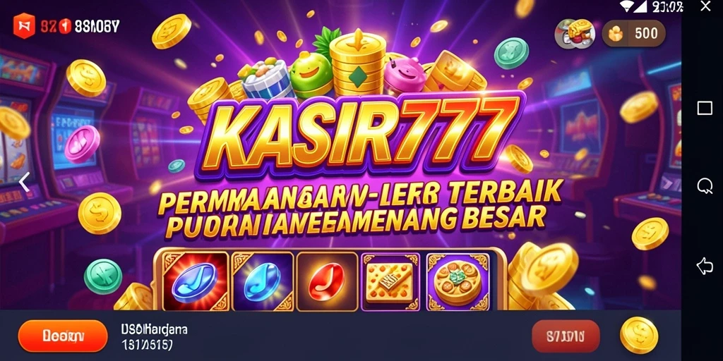 Screenshot utama KASIR777 menampilkan gameplay seru dari permainan Slot.