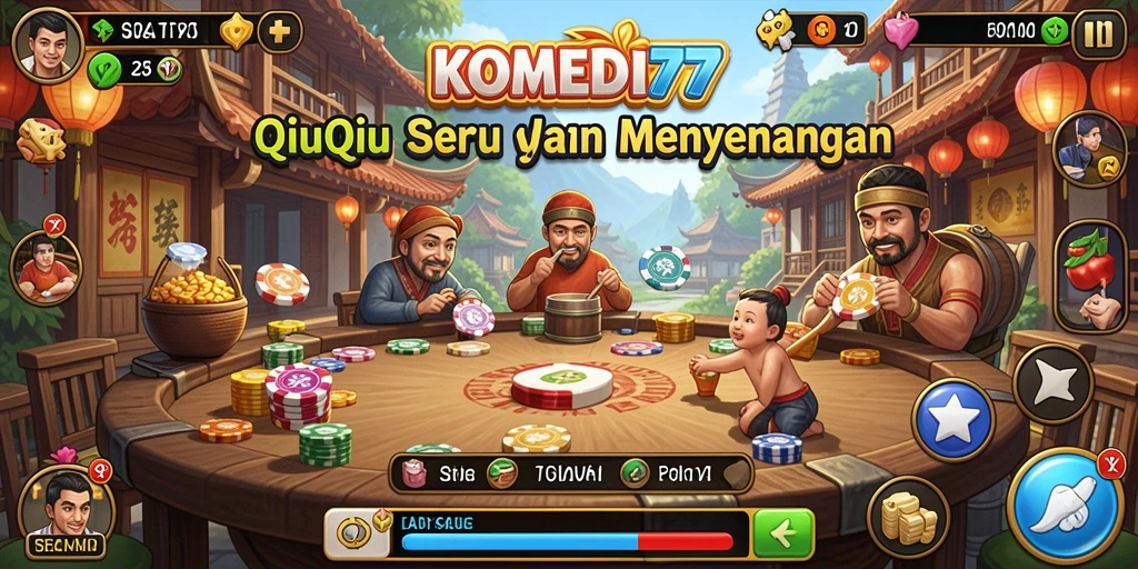 Gameplay seru dan interaksi sosial dalam KOMEDI77.