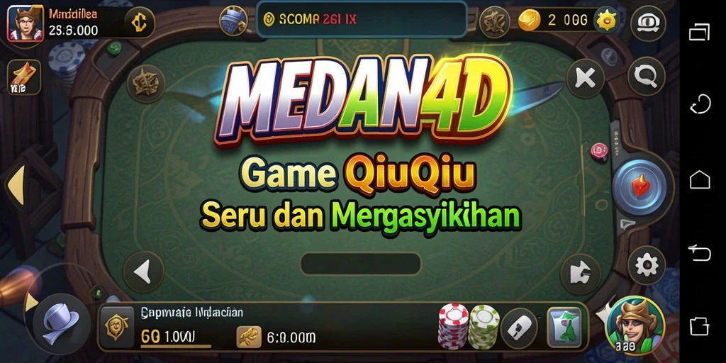 Gameplay QiuQiu yang seru dan menarik.