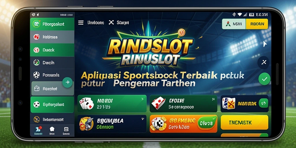 Tampilan menarik dari gameplay aplikasi Sportsbook RINDUSLOT.