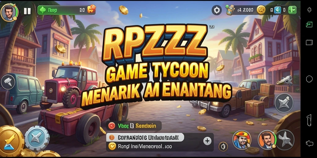 Gameplay seru RPZZZ yang menguji strategi Tycoon Anda.