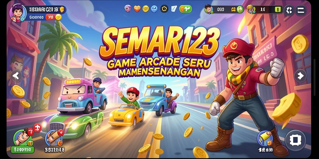 Tangkapan layar gameplay SEMAR123 menampilkan aksi seru dan penuh warna.